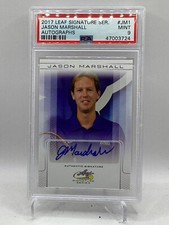 2017 Leaf Signature Series Tennis Auto #J!1 Jason Marshall PSA 9