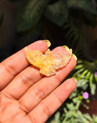 Gemstone Carving Eagle Bead Natural Hand Mix Crystal Loose Eagle pendant - Picture 34 of 50