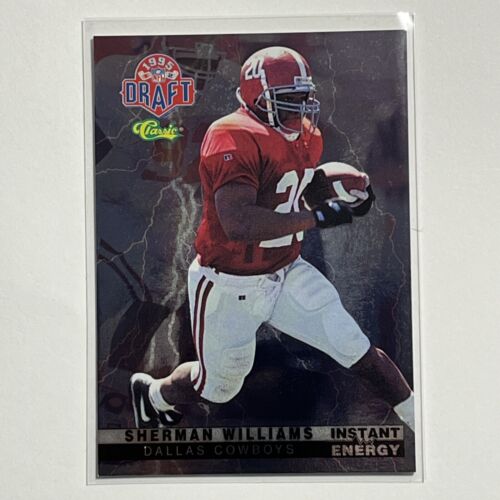 1995 Classic NFL Draft Instant Energy Sherman Williams #IE13 Rookie RC - Photo 1 sur 2