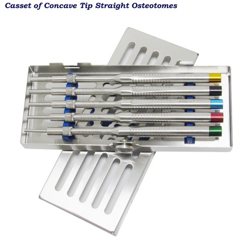 Sinus Lift Osteotomes Offset Concave Angled & Straight Tip Surgical Implants kit - Picture 15 of 26