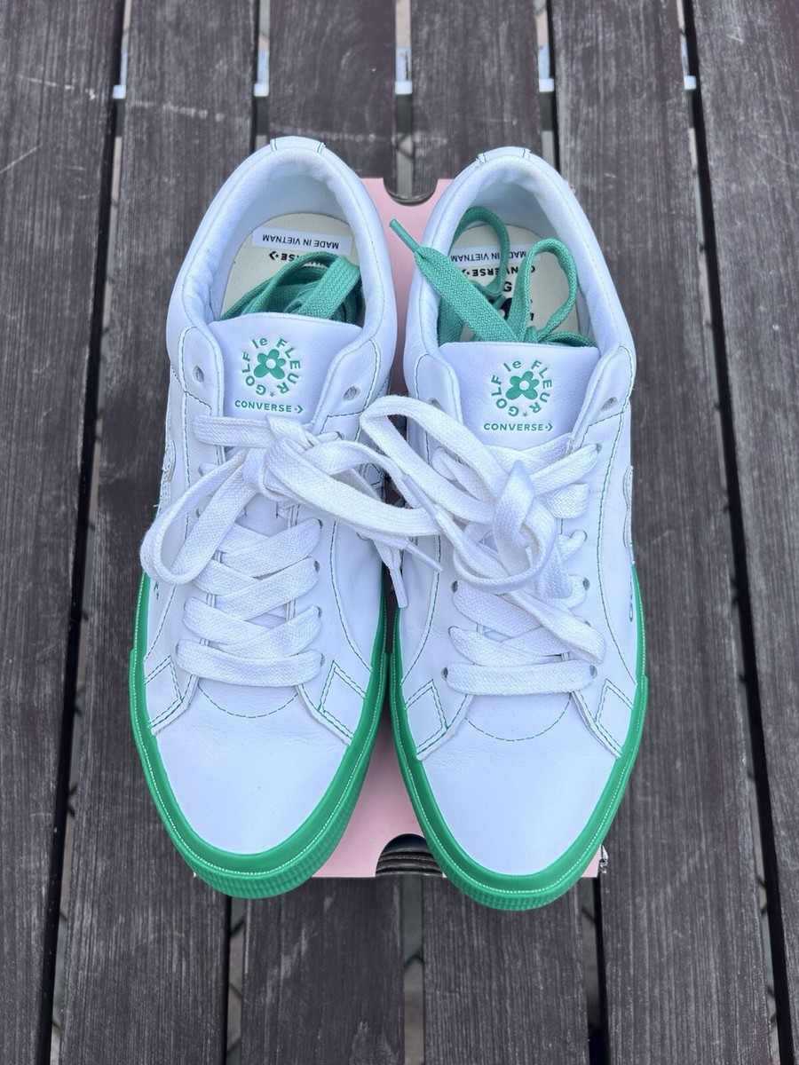 Size 9.5 - Converse Golf Le Fleur x One Star Ox Kelly Green