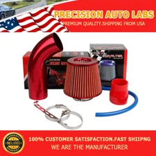 76mm 3Inch Universal Car Cold Air Intake Filter Aluminum Induction Hose Pipe Kit