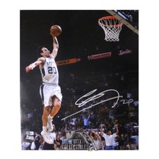 Manu Ginobli Autographed San Antonio 16x20 Basketball Photo - BAS