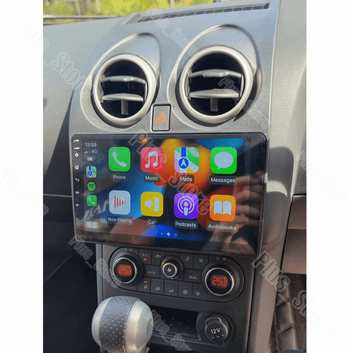 Autoradio Für Nissan Qashqai J10 2007-2016 Android13 Carplay BT GPS Sat Nav +Cam - Zdjęcie 1 z 24