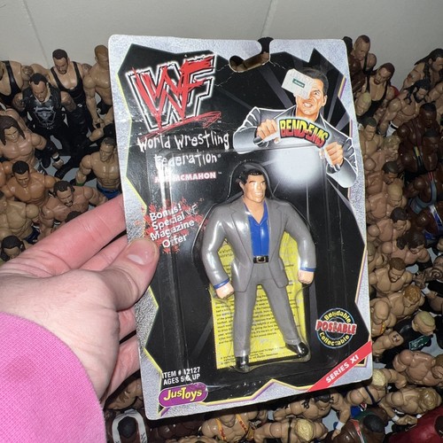Vintage 1999 Just Toys WWF Bend-Ems Mr. McMahon Se...