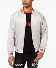 Jaywalker 159165 Men's Raglan Varsity Snap Front Closure Jacket Size Medium