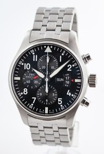 IWC Pilot Chronograph Fliegeruhr, Ref IW377704, Men’s, Stainless Steel, Day-Date 5