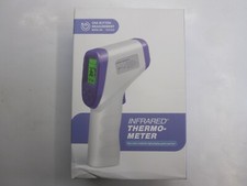 Non-Contact Laser Infrared Thermometer - Digital Forehead with LCD Fever Alarm