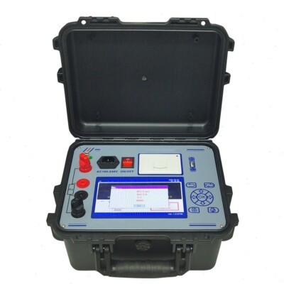 Loop Contact Resistance Tester with DC Current 100A Range 0-50mΩ 100 Groups Data