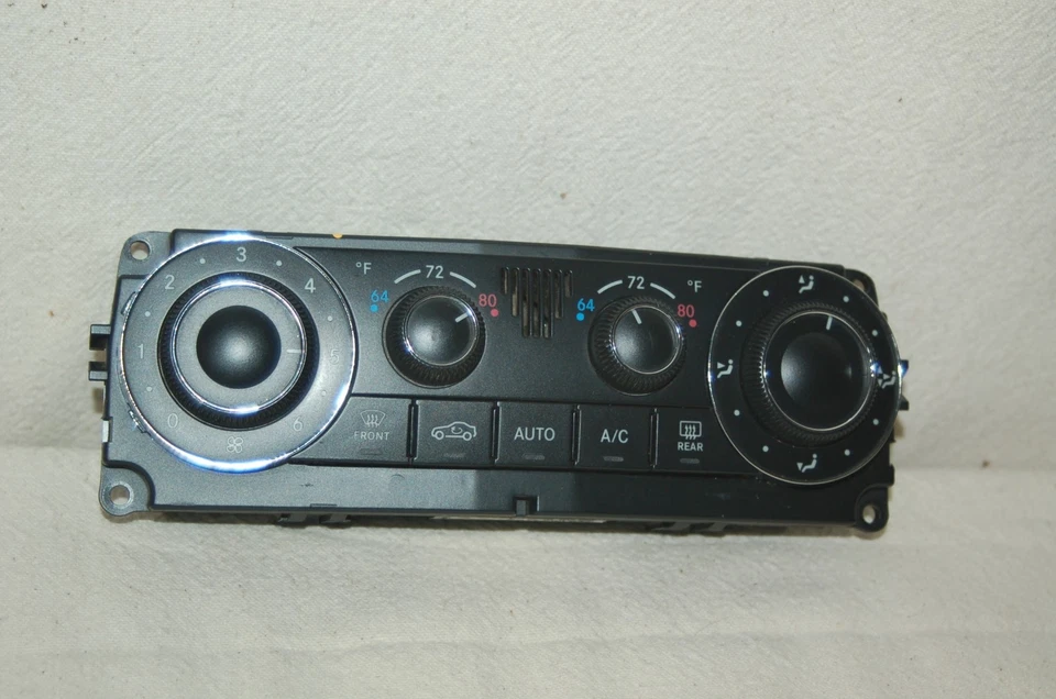 06 MERCEDES BENZ C230 C280 CLIMATE CONTROL PANEL TEMPERATURE UNIT HVAC OEM C1B10 - Image 3 of 4