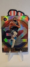 2021-22 Panini Select Karl-Anthony Towns Numbers Silver Prizm #33 Timberwolves