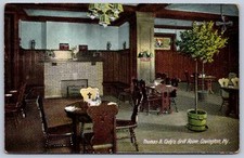 K19/ Covington Kentucky Postcard c1910 Interior Thomas Cody Grill  378