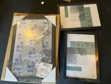 12x18" inch Poster Picture Frame in Black - polished - lot of 10