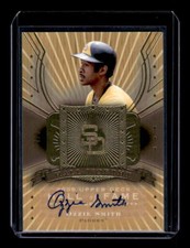 2005 UD HOF Hall Worthy Autograph Gold #OS1 Ozzie Smith /5 - NM-MT Actual Scan