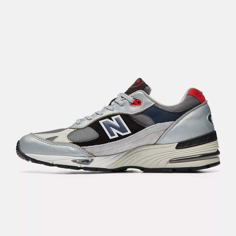 スニーカー New Balance 991 Made in UK Black Silver (W) New Balance 991 Made in United Kingdom UK Sneakers Trainers