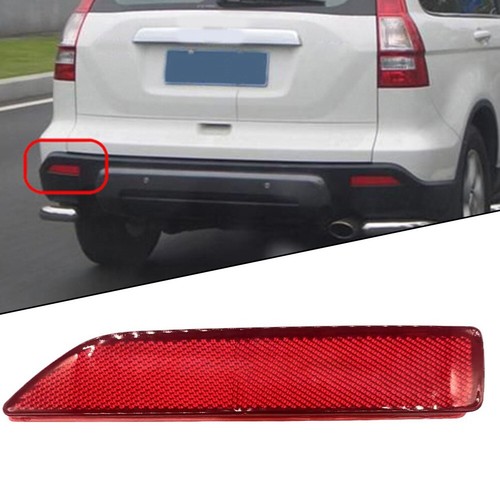 Red Left Rear Bumper Reflector for Honda For CRV Models from Year 2007 09