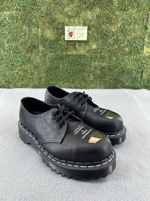 Dr. Martens1461 Bex Exposed Steel Toe Oxford Shoes 'Black' Unisex Dr. Martens1461 Bex Exposed Steel Toe Oxford Shoes 'Black' Unisex