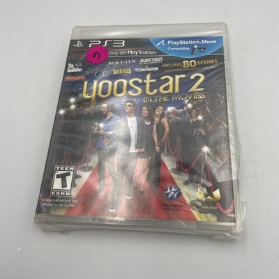 YOOSTAR 2 IN THE MOVIES PS3 Sealed Pre-Owned