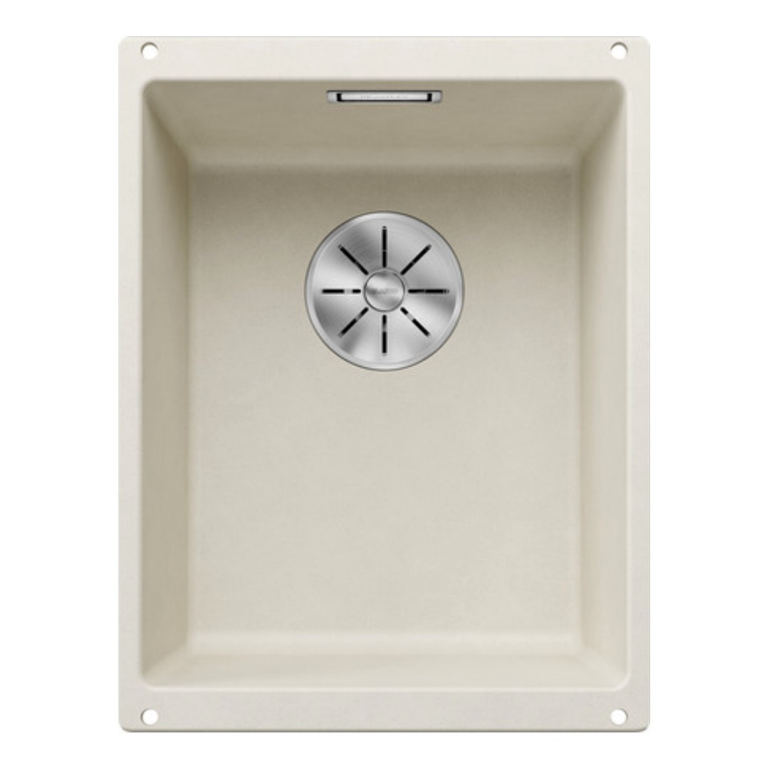 Blanco Subline 320-U 1.0 Bowl Soft White Granite Undermount Kitchen Sink