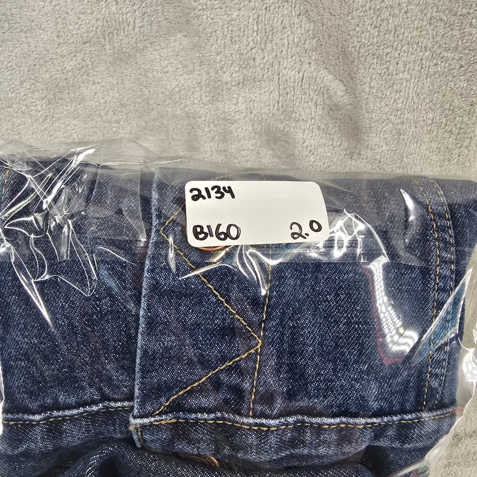 Imogene and Willie Wilkins Jacket Mens Small Indigo Washed Denim Trucker Jacket image 10