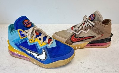 Nike LeBron 18 Low Tune Squad Space Jam Multicolor Basketball Shoes M7.5 /Wm s 9