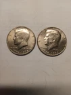 Lot Of 2 1776-1976 Kennedy Half Dollars