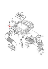 Genuine VW SKODA AUDI SEAT Caddy Golf R32 Gti Rabbit air filter 04C129620A