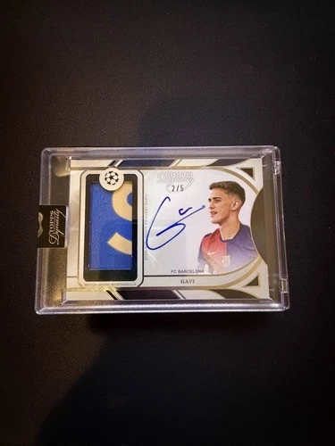 Topps 2024-2025 UCL Dynasty Gavi Patch Autograph /5 Spotify Logo