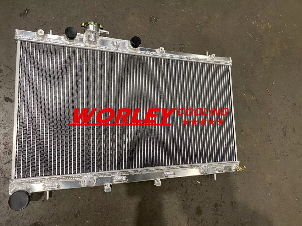 Aluminum Radiator for SUBARU LEGACY H6 OUTBACK 3.0 1996-2003 97 98 99 00 01 02 - image 3 of 4