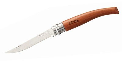 Opinel-Messer, Slim-Line, Padouk Holz, Größe 10, rostfrei, Taschenmesser