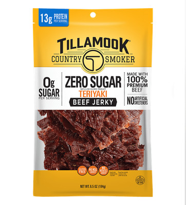 Country Smoker Zero Sugar Teriyaki Beef Jerky 6.5 oz Bag