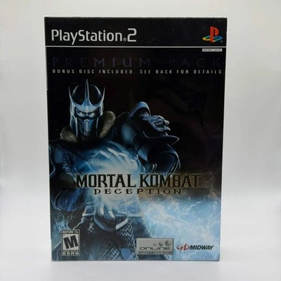 Mortal Kombat: Deception-Premium Pack (PlayStation 2, 2004) HALF SEALED