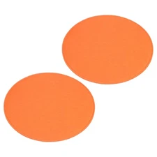 2Pcs Felt Base Shaper, 9.8 Inch Round Bag Bottom Shaper Pad, Orange