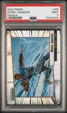 2022 Prizm Barry Sanders Manga #M5 PSA 9 RARE!!