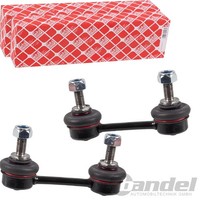 2X Febi Bilstein Koppelstangen Hinten Beidseitig Passend FÜR Nissan Micra