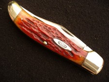 Vintage Case XX 6265 SAB 2nd Cut Redbone Folding Hunter Knife 1940-1964 VG+++
