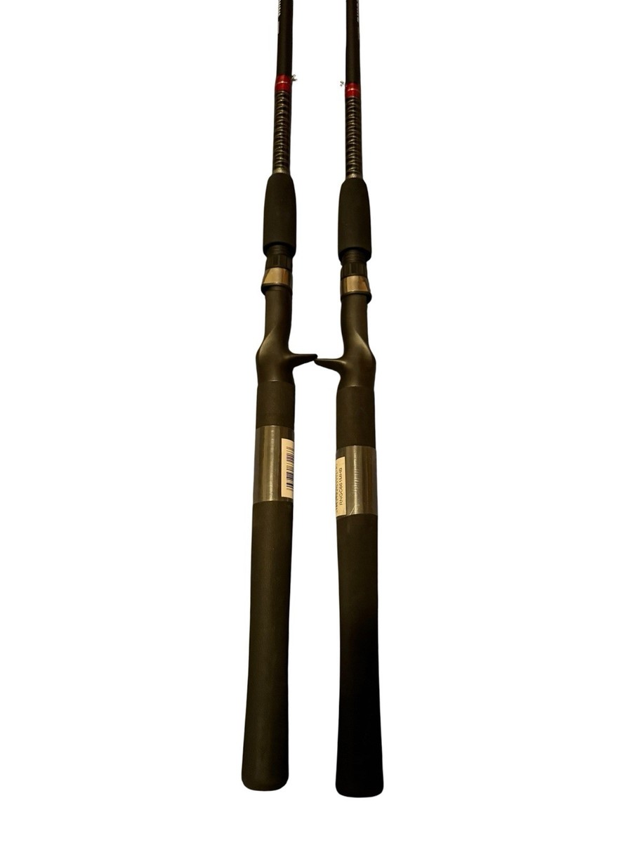 2 LOT Zebco Rhino Tough 6'6 Casting Rods RNGC661-MHB | eBay