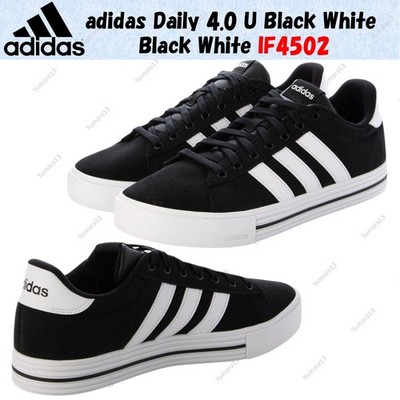 adidas Daily 4.0 U Black White Black White IF4502 Men's Size