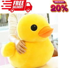 50/20CM Big Yellow Duck Mini Plush Dolls Toy Cute Soft Cartoon Stuffed Animal