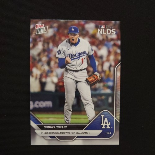 SHOHEI OHTANI 1st Career Postseason Victory 2025 Topps Now #821 SP