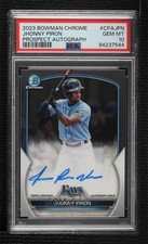2023 Bowman Chrome Prospect Jhonny Piron #CPA-JPN PSA 10 GEM MT Auto 8uc