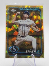 2024 Topps Chrome Update Series Sapphire Edition - Matt Brash #USCS168 Gold /50