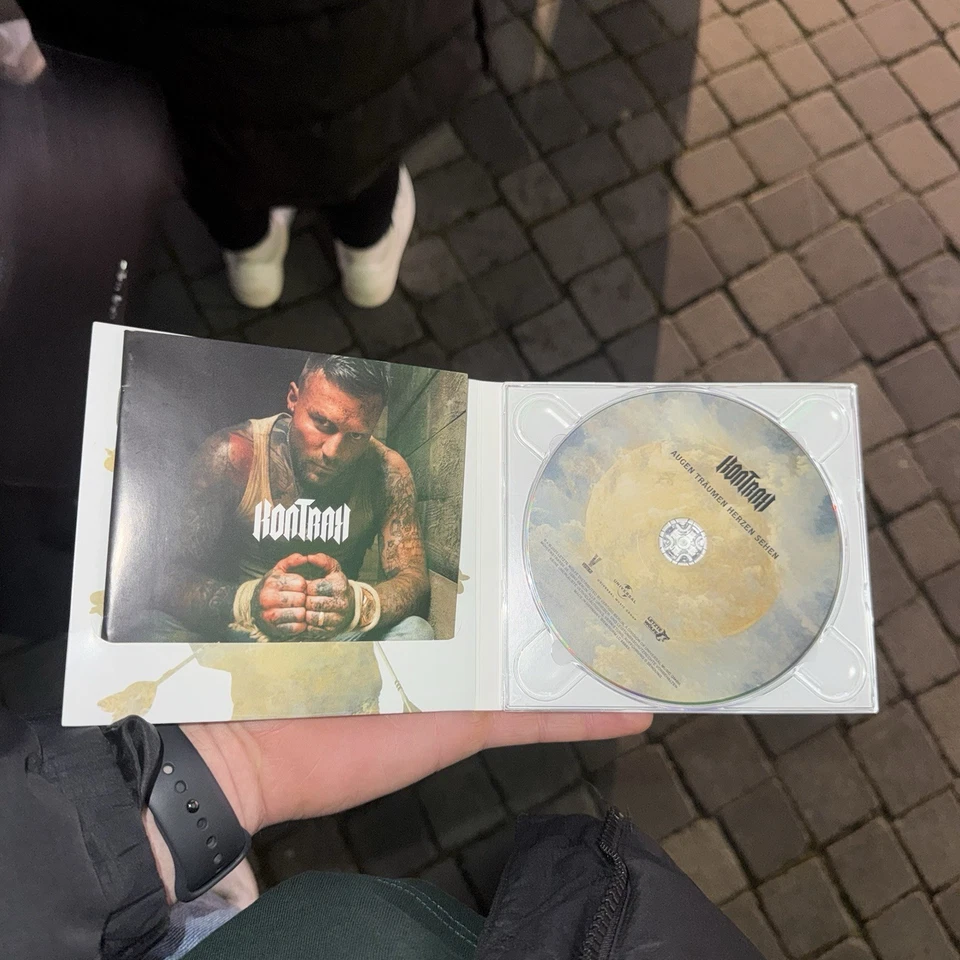 Kontra K Augen Träumen Herzen Sehen Album CD signiert limitiert - Bild 2 von 3