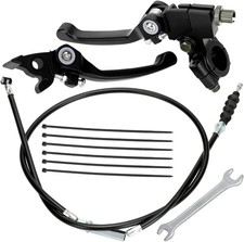 Folding Clutch Brake Lever Perch with Clutch Cable for 110cc 125cc 140cc 15