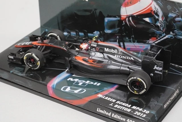 1:43 MINICHAMPS 533154322 Eurosport Custom McLaren Honda MP4-30 2015 #22 - Image 2 of 4