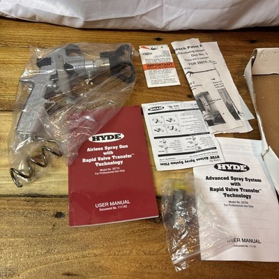 Hyde Paint Sprayer Attachment Airless Spray Rapid Valve Transfer 28710 New Pro