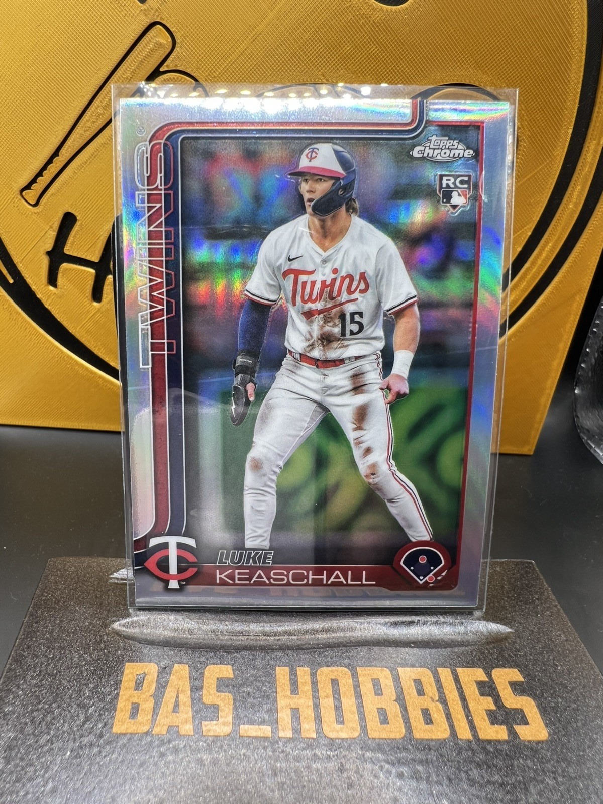 Luke Keaschall 2025 Topps Chrome Update #USC106 Refractor Rookie RC