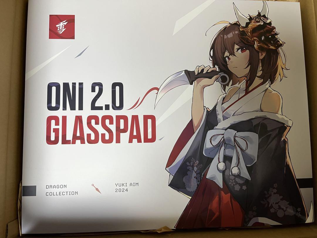 Yuki Aim Glass Mousepad Oni 2.0 Collection L Size 500 x 400 Yuki Aim Glass Mousepad Oni 2.0 Collection L Size 500 x 400