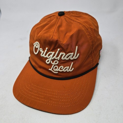 #ad Staunch Original Local Hat Mens Orange Snapback Rope NBTX Embroidered $24.00