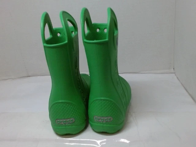 Usado Como Nuevo - Bota de Lluvia Crocs Handle It, Verde Hierba, 11 Niños Pequeños Foto 3 de 4